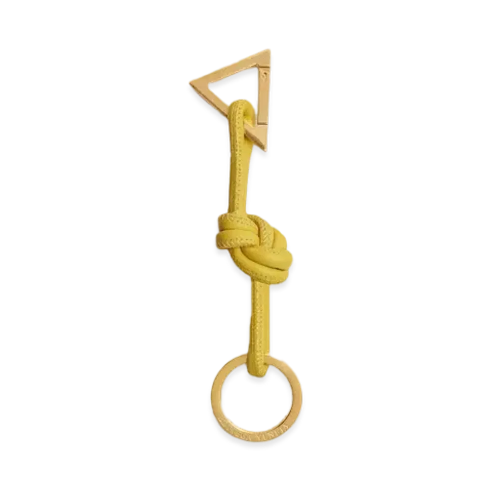 Bottega Veneta Key Ring "Buttercup"