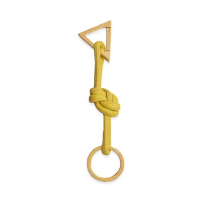 Bottega Veneta Key Ring "Buttercup"