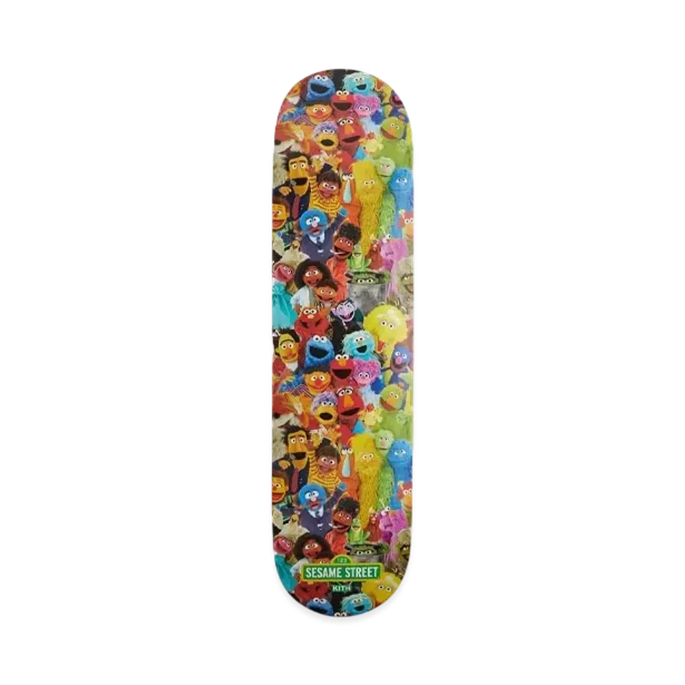 Kith x Sesame Street Skatedeck "Multi"