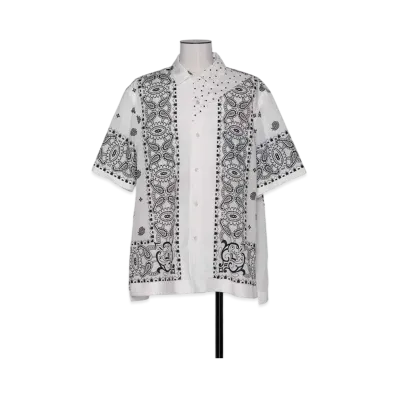 sacai Archive Print Mix Shirt "White"