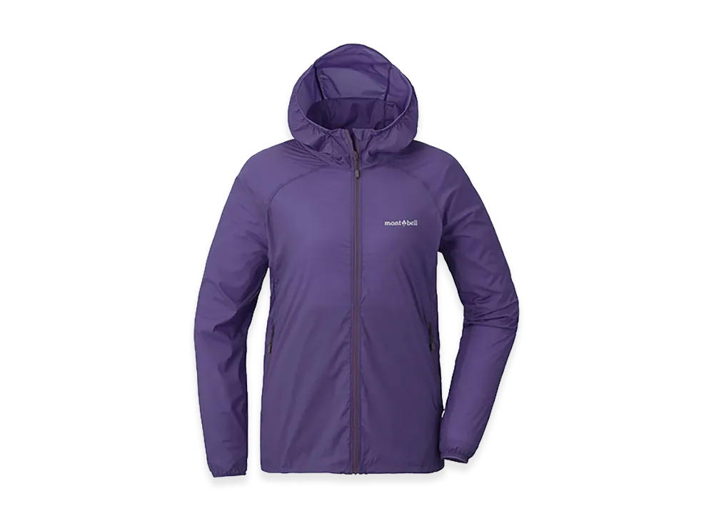mont-bell Women's U.L. Stretch Wind Parka "Purple"