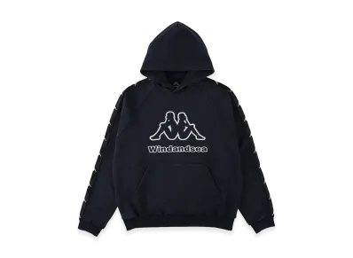 WIND AND SEA x KAPPA Hooded Sweatshirt "Navy"