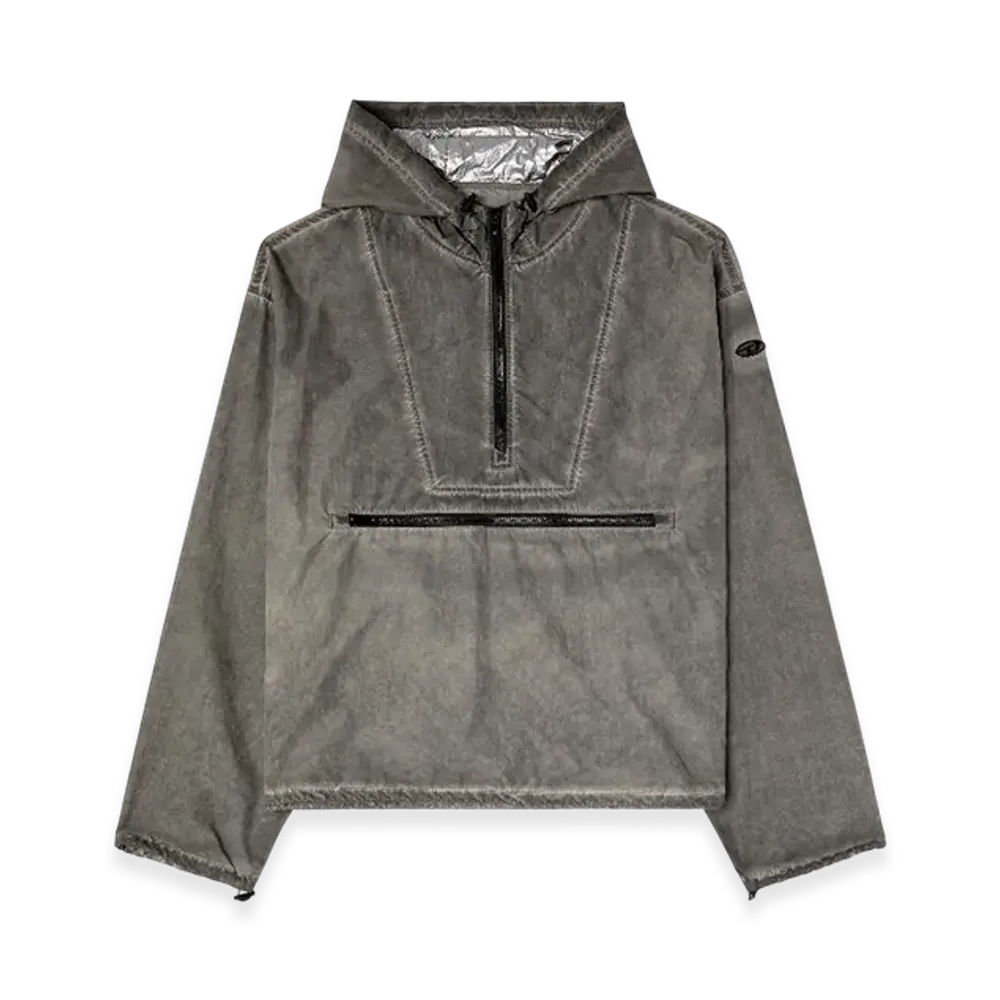 Diesel J-Noode-A Packable Hooded Anorak Jacket "Gray"