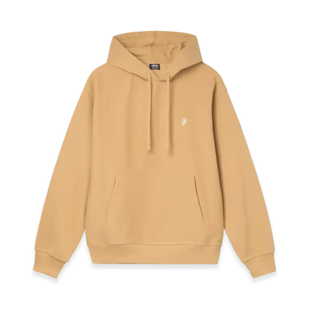 Stussy Swirl Applique Hoodie "Tan"