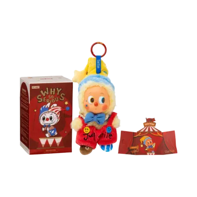 POP MART WHY SO SERIOUS Series-Vinyl Plush Pendant Rainbow Jelly Bean (Twinkle Twinkle)