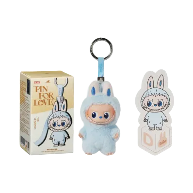 POP MART THE MONSTERS (LABUBU) Pin for Love Series-Vinyl Plush Pendant (A-M) D