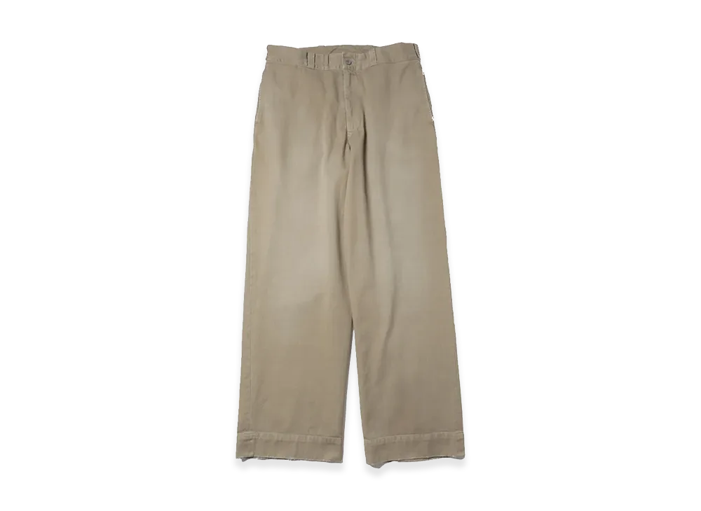 A.PRESSE Vintage Twill Work Pants "Beige"