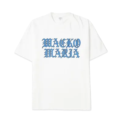 WACKO MARIA Washed Heavy Weight T-Shirt "White"