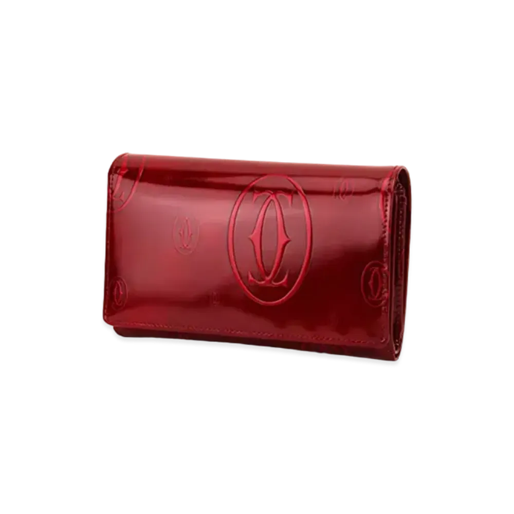 Cartier Happy Birthday Compact Wallet "Red"