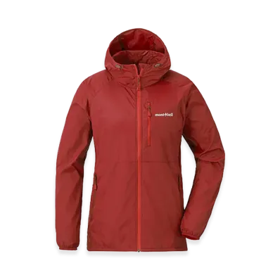 mont-bell Women's Wind Blast Parka "Red"