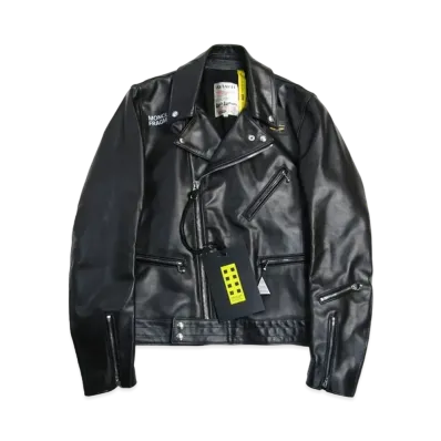 MONCLER x Fragment x Lewis Leather DWAYNE Leather Jkt "Black"