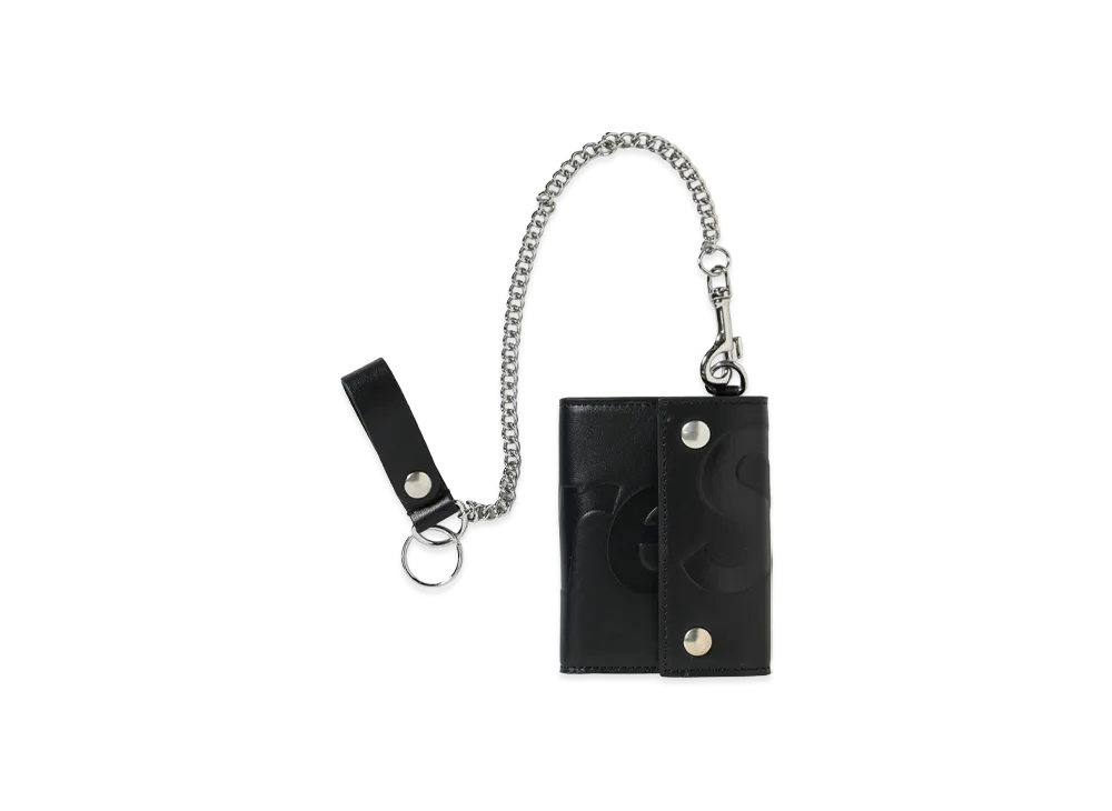 Supreme Leather Chain Wallet (26SS) "Black"