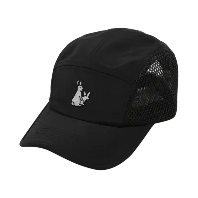 FR2 Icon Five Panel Mesh Cap "Black"