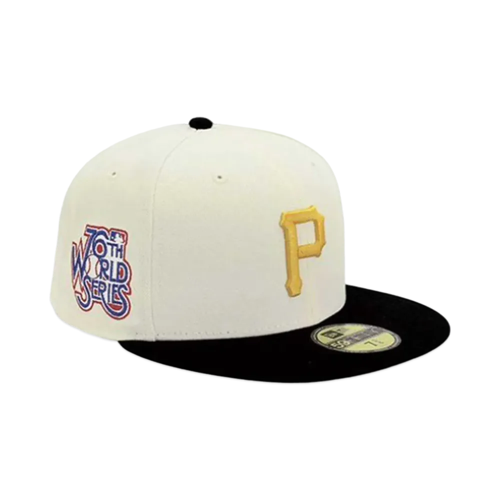 NEW ERA x THE CAP 59Fifty 'MLB Collection' Pittsburgh Pirates "White/Black"