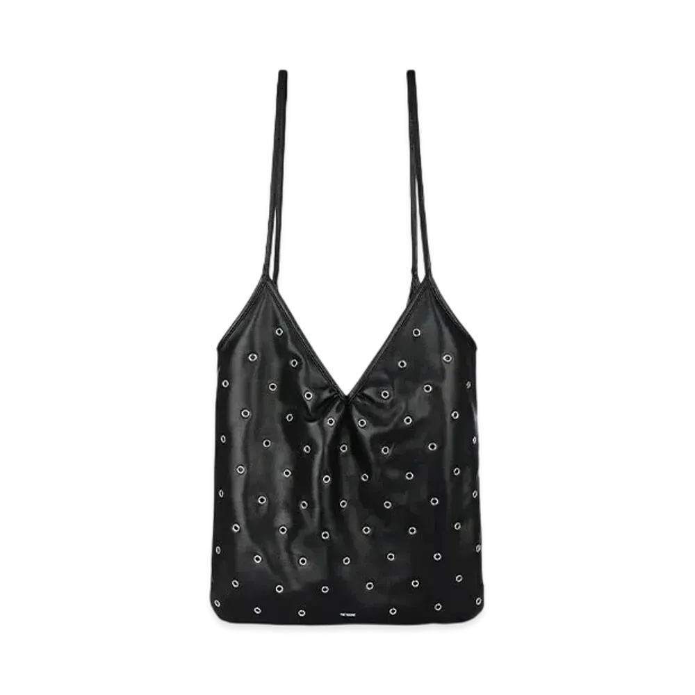 WE11DONE Eyelet Touch Bag "Black"