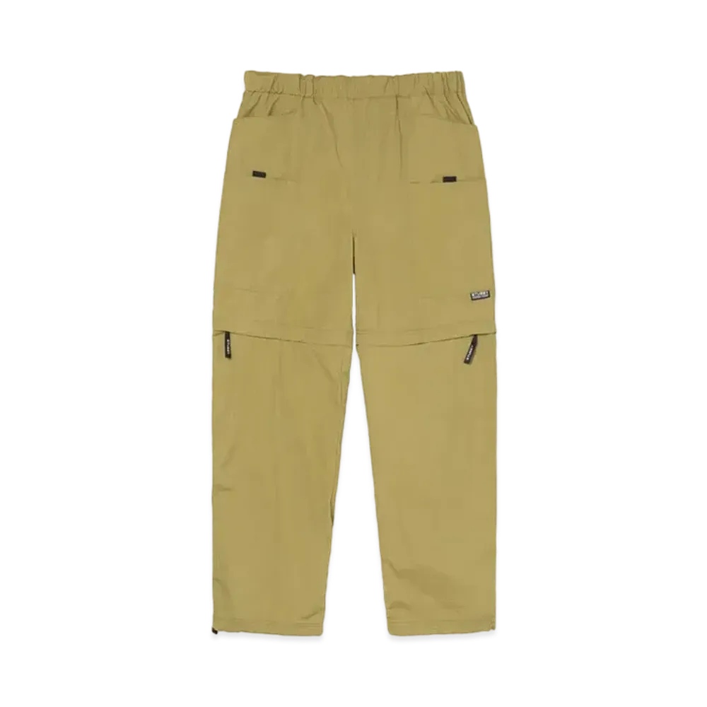 Stussy NYCO CONVERTIBLE PANT "Bright Olive"