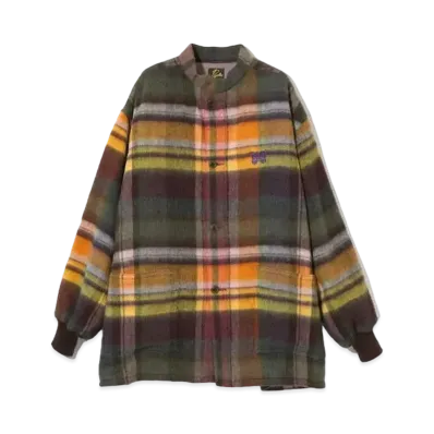Needles S.C. Army Shirt- Wool Shaggy "Green"
