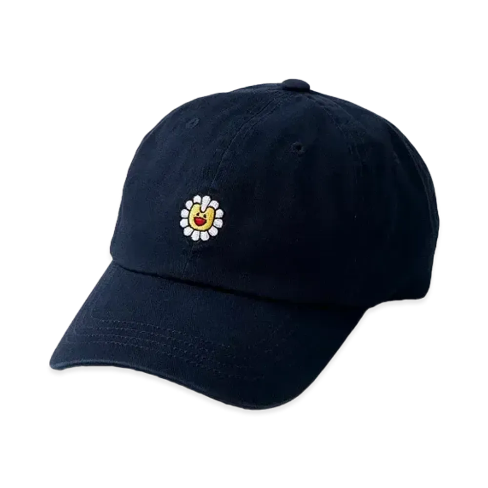 NewJeans x Takashi Murakami Supernatural Baseball Cap "Navy"