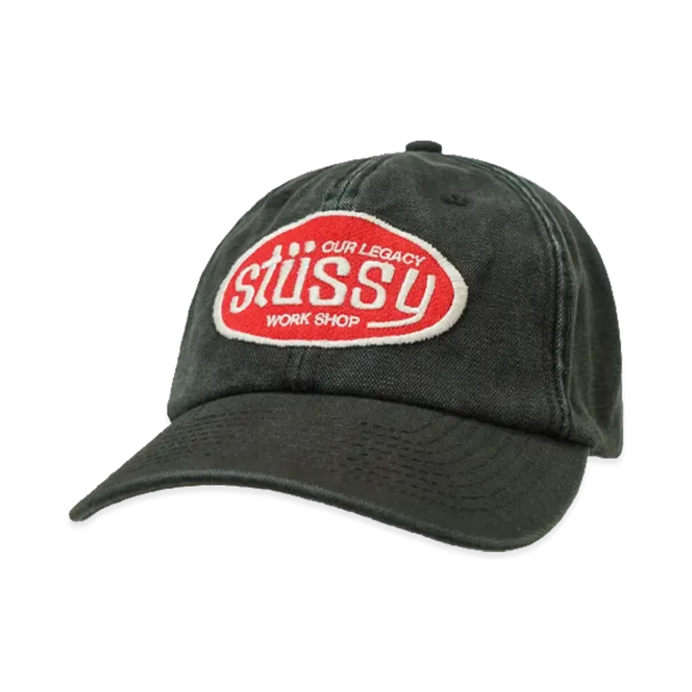 Stussy x Our Legacy Work Shop Mid-Depth Cap "Black"