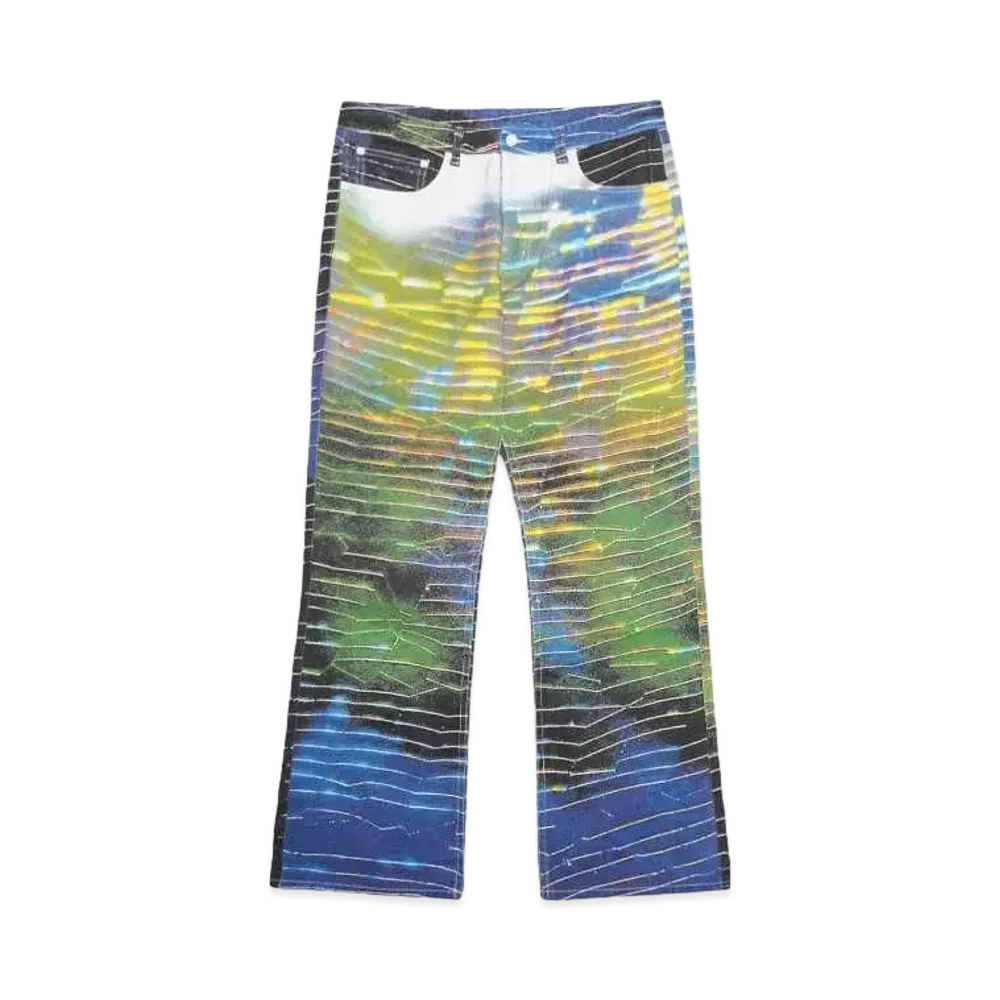 SKINS SPIDER WEB DENIM PANTS "MULTI"