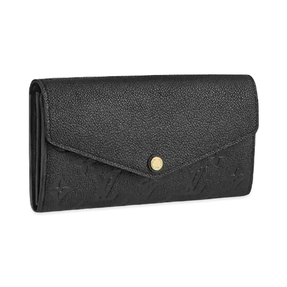 Louis Vuitton Sarah Wallet Monogram Empreinte Leather "Noir"