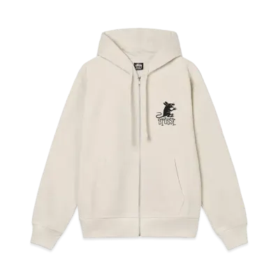 Stussy Rat Zip Hoodie "Putty"