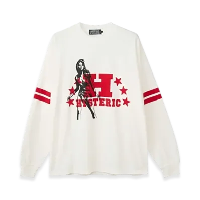 HYSTERIC GLAMOUR H Stars T-Shirt "White"