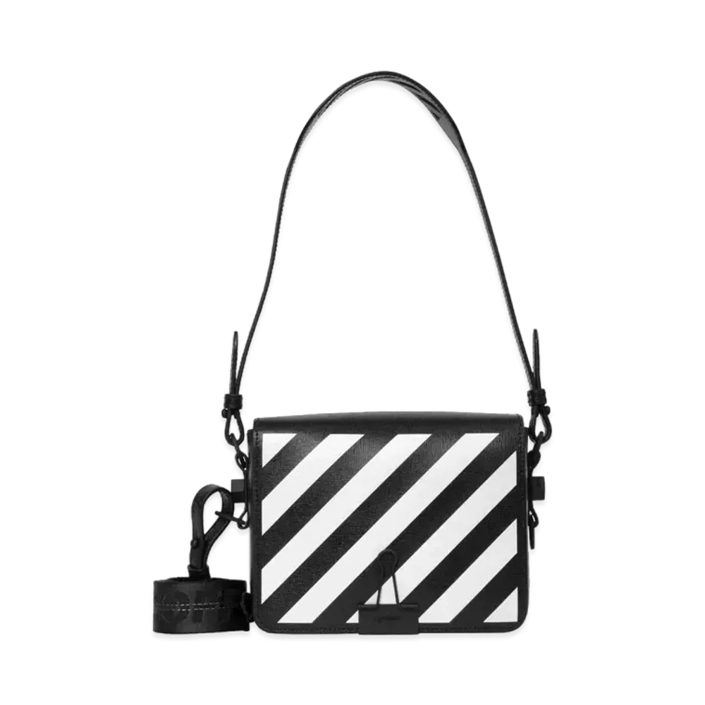 OFF-WHITE Binder Clip Bag Diag "Black"
