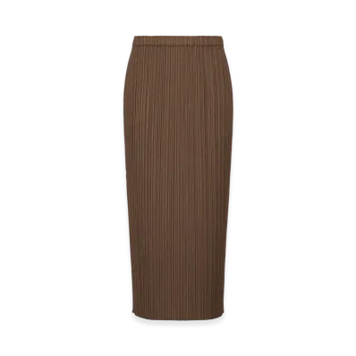 PLEATS PLEASE ISSEY MIYAKE New Colorful Basics 4 "Brown"