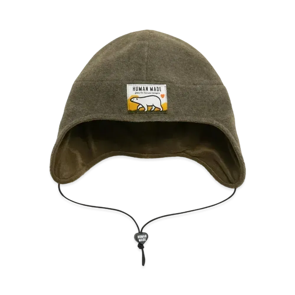 HUMAN MADE FLEECE EARFLAP HAT "Olive Drab"