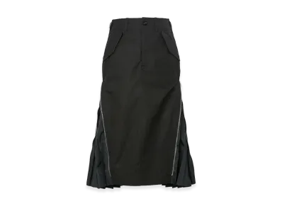 sacai Women's Cotton Weather Skirt "Black"