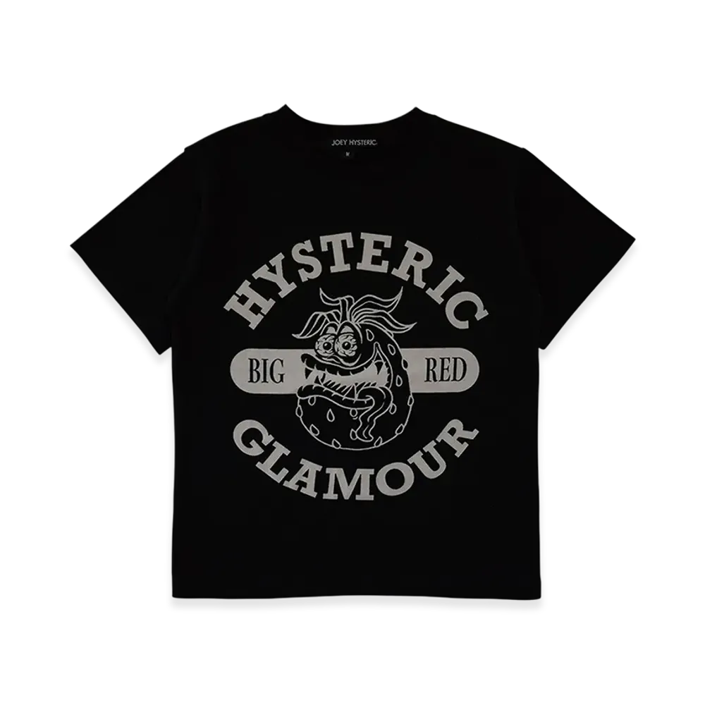 HYSTERIC GLAMOUR STM Big Red T-Shirt "Black"