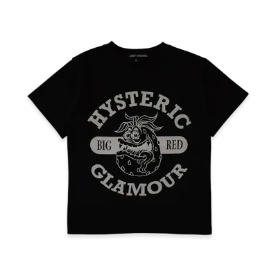 HYSTERIC GLAMOUR STM Big Red T-Shirt "Black"