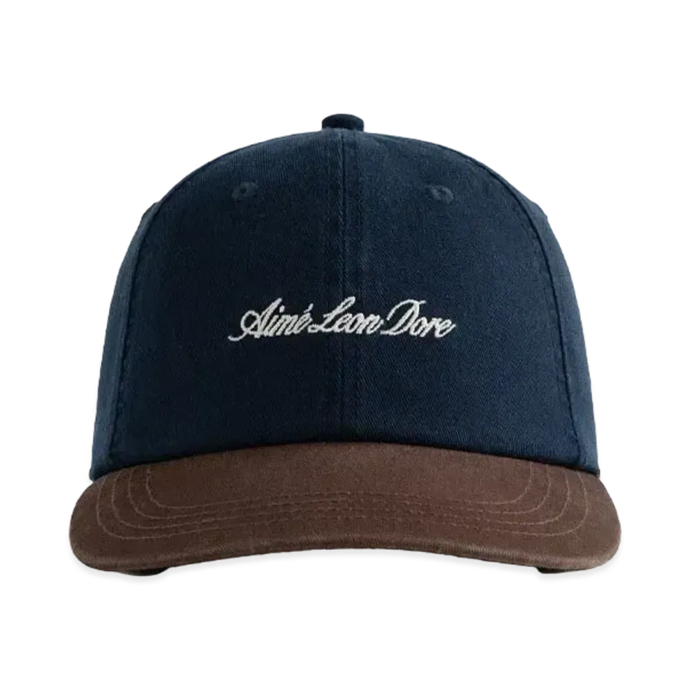 Aime Leon Dore Embroidered Logo Hat "Navy&Brown"