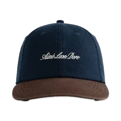 Aime Leon Dore Embroidered Logo Hat "Navy&Brown"