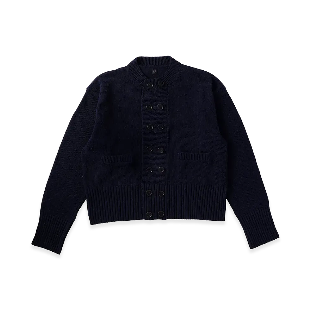 T.T Taiga Takahashi LOT.506 DB Cardigan "Navy"