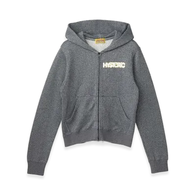 HYSTERIC GLAMOUR Women's CHAINSAW BUNNY Cropped Hoodie "Black"