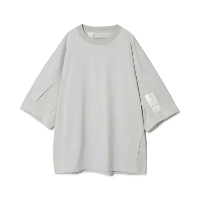 N.HOOLYWOOD Crew Neck Half Sleeve T-Shirt "Light Gray"