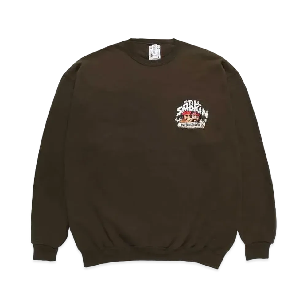 WACKO MARIA STILL SMOKIN' / SWEAT SHIRT #2 "Brown"
