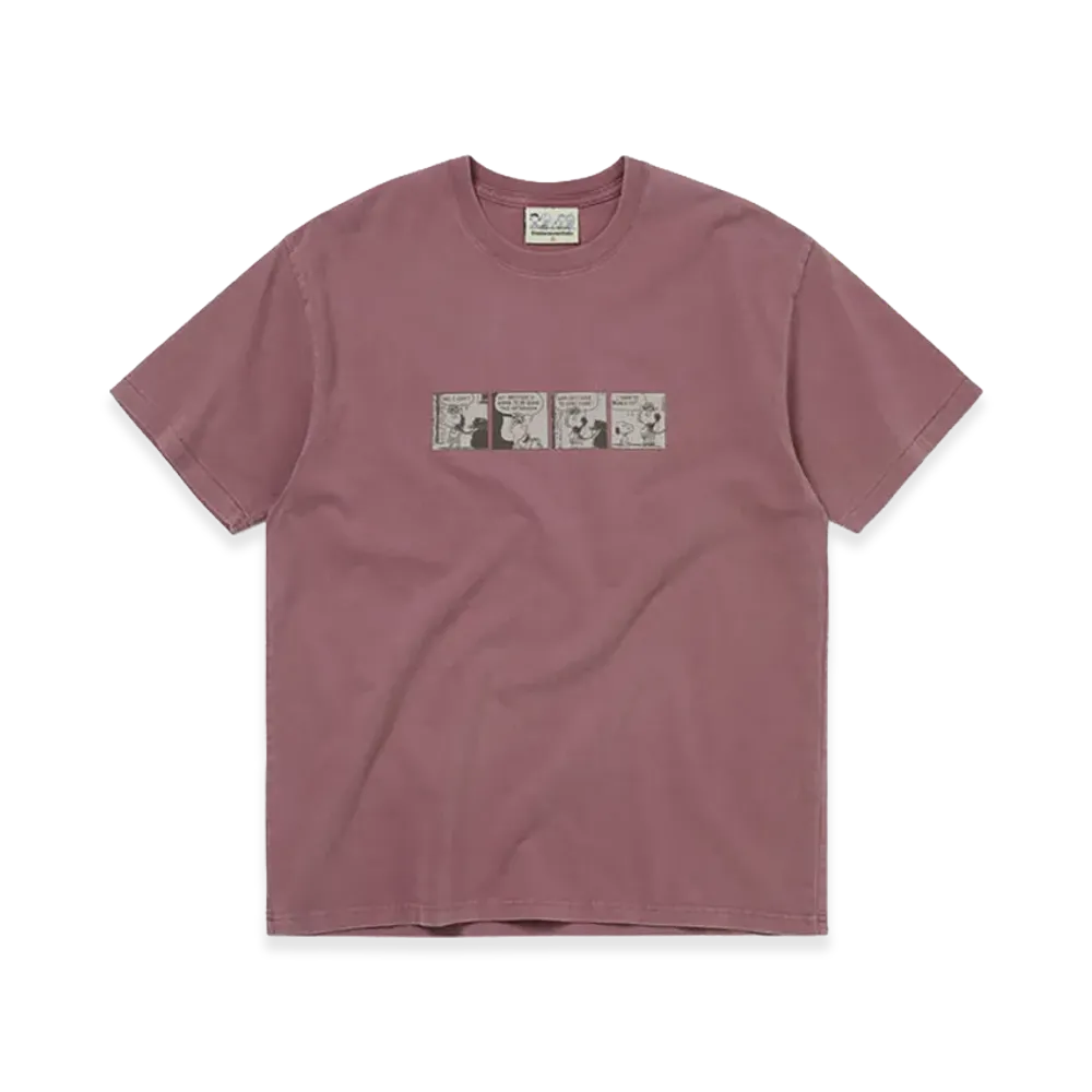 thisisneverthat x PEANUTS Comic Strip Tee "Fuchsia"