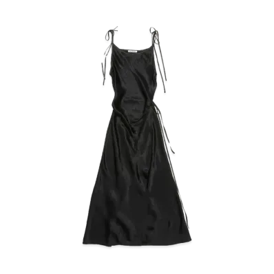 Acne Studios Satin Dress "Black"