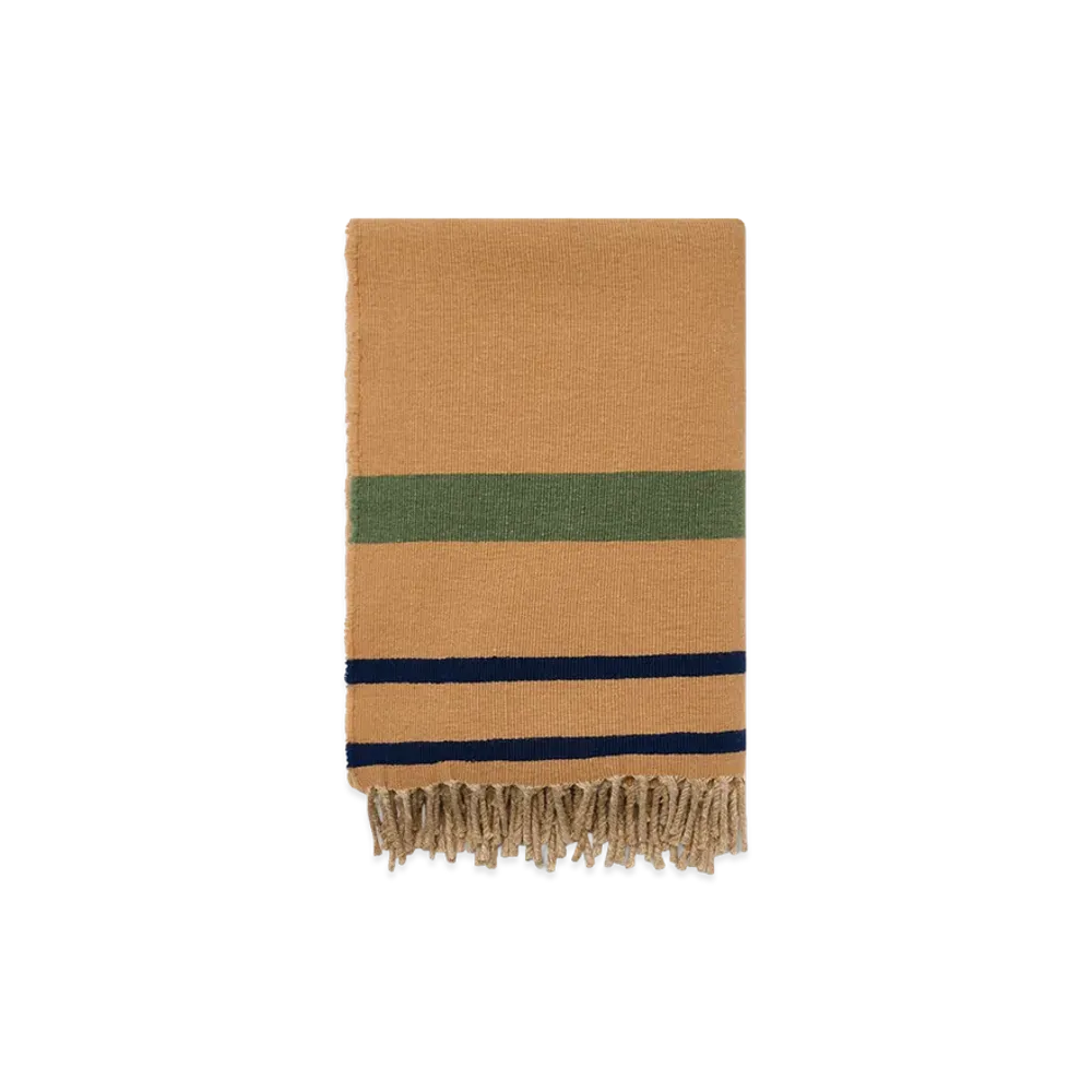 The Row Women's Rosia Cashmere and Silk Scarf "Beige Stripe"