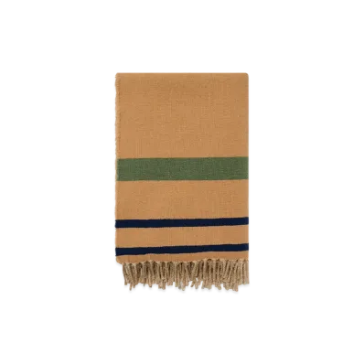 The Row Women's Rosia Cashmere and Silk Scarf "Beige Stripe"