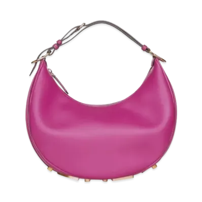 FENDI Graphy Small Leather Bag "Fuchsha"