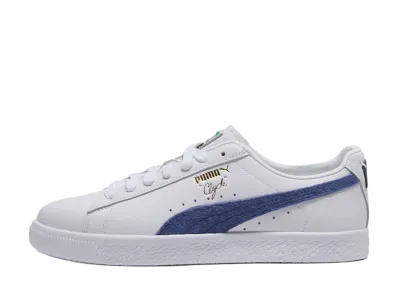 Puma Clyde Base "PUMA White/Blue Crystal/Puma Team Gold"
