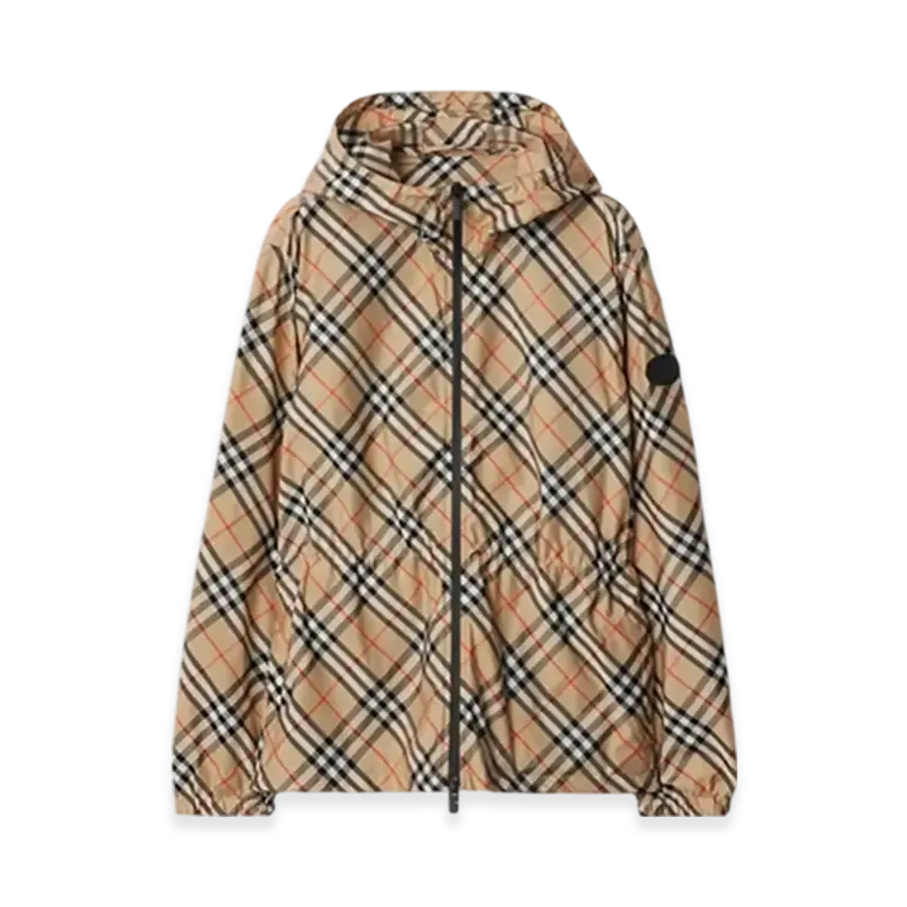 Burberry Check Lightweight Jacket "Sand"