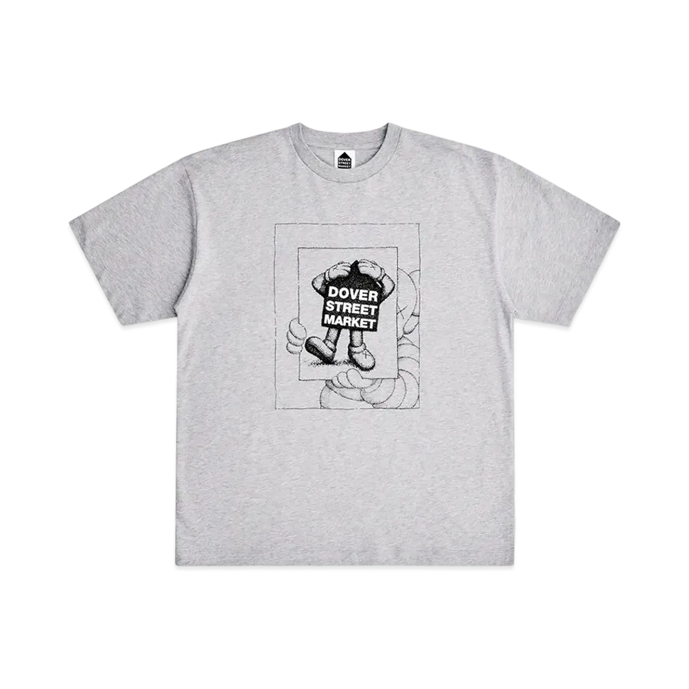 Dover Street Market (DSM) x KAWS Chum Tee "Grey"