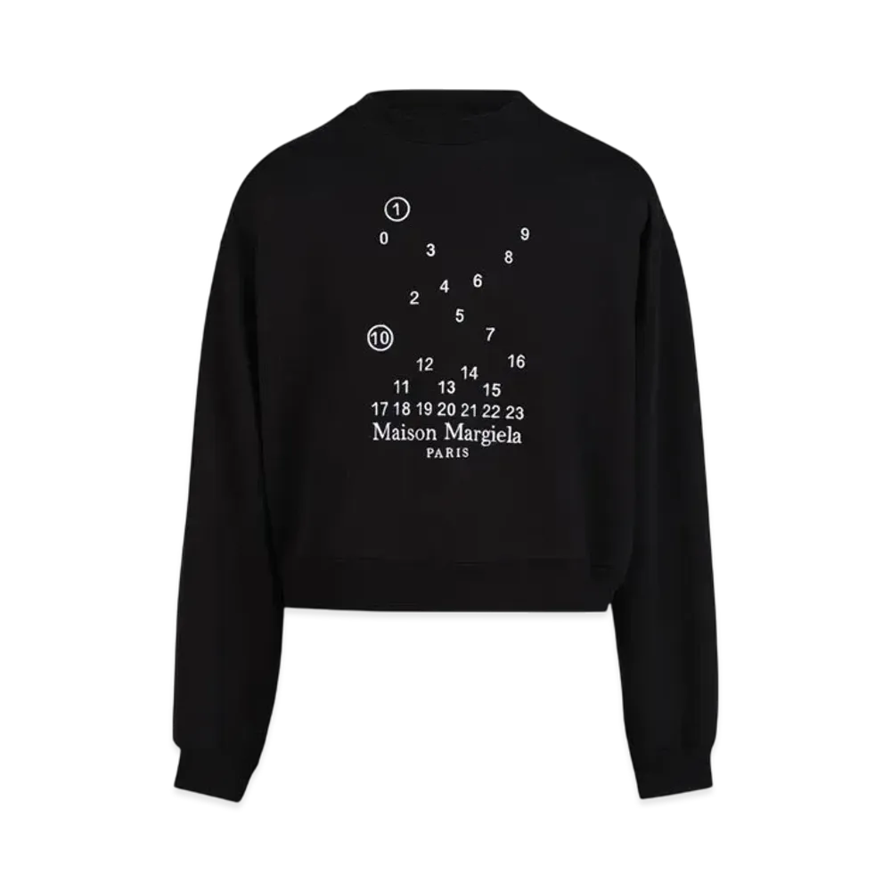 Maison Margiela Women's Logo Sweatshirt "Black"