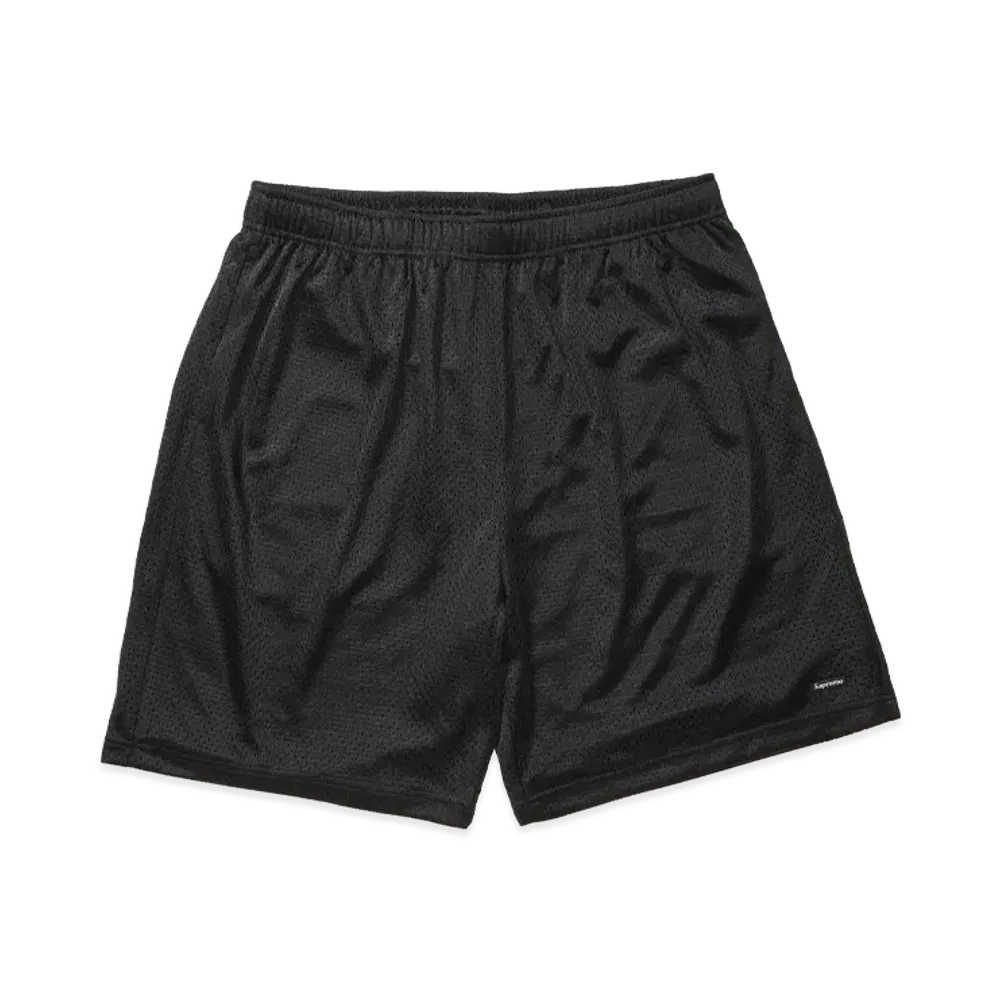 Supreme Small Box Baggy Mesh Short "Black"