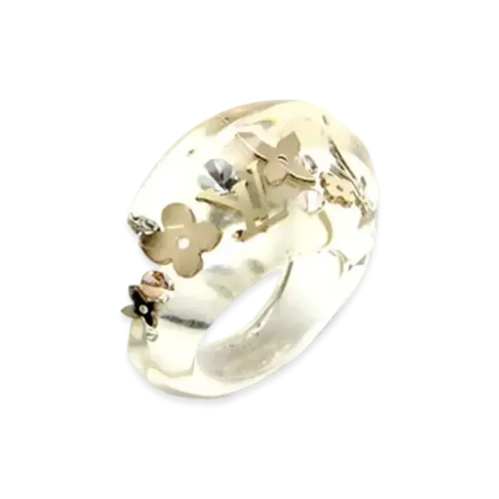 Louis Vuitton Inclusion Ring "Crystal/Gold"